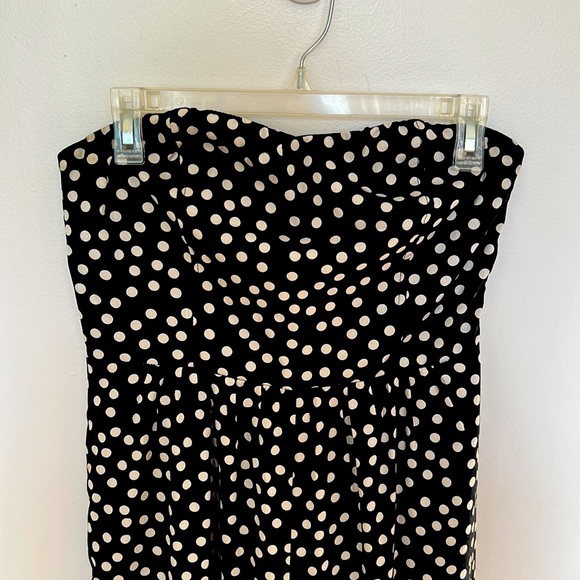 SOLD Strapless Wide Leg Jumpsuit - Picture 2 of 3